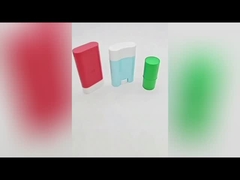 Contenitore di 15 g di deodorante in plastica di qualità avanzata con supporto di riempimento in fondo