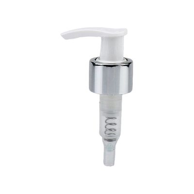 24/410 28/410 Pompa Cosmetica in Alluminio Oro Dispenser Emulsione in Plastica per Bottiglia di Lavaggio Mani Pompa Lozione Ricaricabile per Bagnoschiuma