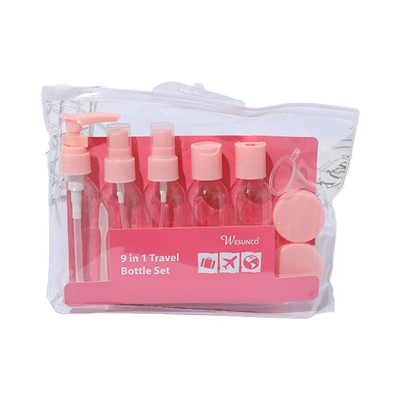 Collare di plastica 50ml Set di viaggio personalizzato per prodotti essenziali per la cura della pelle
