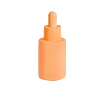 Bottiglia di olio essenziale in vetro a spalla piatta da 20 ml, 30 ml e 50 ml su misura con tappo per gocciolante