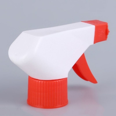 Vendita all'ingrosso Spruzzatore di accensione in plastica di colore rosso/bianco 28/410 Dimensione utilizzata per bottiglie