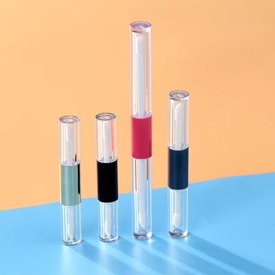 Contenitori a doppia testa personalizzati da 1 ml, 1,5 ml e 2,5 ml per tubi di lucido labiale vuoto