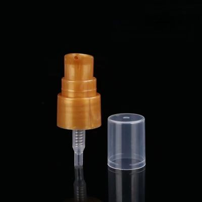 Pompa dosatrice trasparente 24/410 in plastica per crema, supporto colore personalizzato