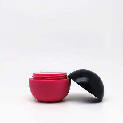 Vaso di crema di plastica sferica da 25 g con design ergonomico per un uso facile nella cura della pelle