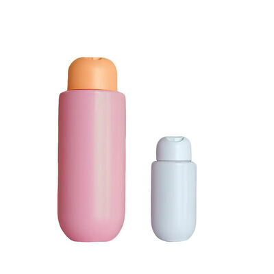 Bottiglia in HDPE da 60 ml a 300 ml riciclabile con tappo a disco per lozioni e imballaggi cosmetici