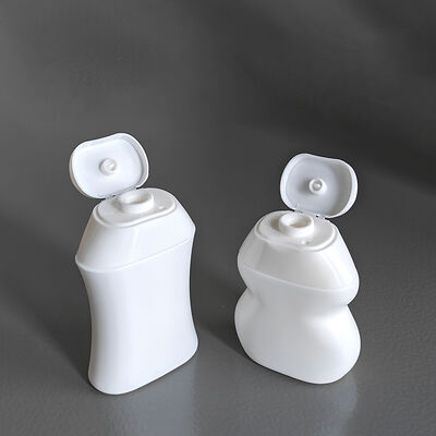 Tappo Flip Top Ricaricabile da 40/60ML in HDPE per Crema Solare e Uso Cosmetico