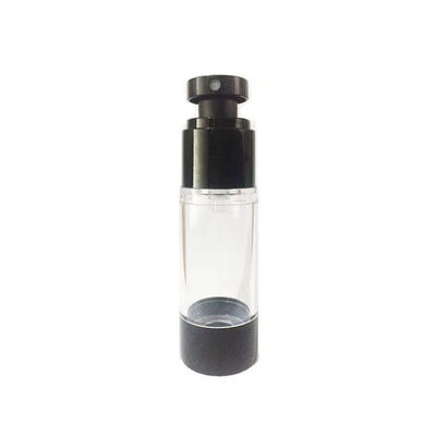 Bottiglie di pompa senza aria in plastica da 15 ml 30 ml 50 ml con spruzzatore di nebbia fine a vuoto e pompa di lozione