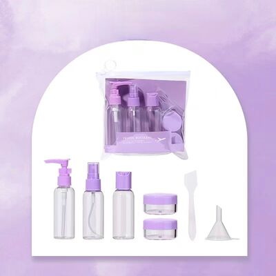 Flacone per pompa per lozione in PET da 50 ml – Formato da viaggio portatile, contenitore per la cura della pelle a tenuta stagna, colore personalizzato disponibile