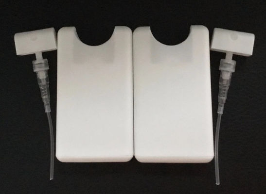 Sprayer per pompe di profumo di colore bianco 20 ml Bottiglia di spray di carta di credito di materiale plastico