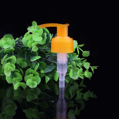 Pompa per lozione integrata arancione brillante, pompa erogatrice accattivante per flaconi di shampoo e bagnoschiuma
