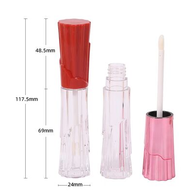 Tubo per lucidalabbra in plastica da 6 ml all'ingrosso - Contenitore cosmetico vuoto a prova di perdite per il trucco delle labbra