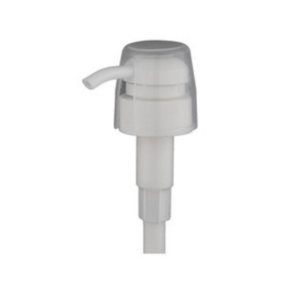 Pompa di lozione di plastica chiusa da sinistra a destra Materiale PP Alta produzione 28/410