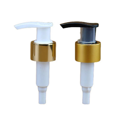 24/410 28/410 Pompa Cosmetica in Alluminio Oro Dispenser Emulsione in Plastica per Bottiglia di Lavaggio Mani Pompa Lozione Ricaricabile per Bagnoschiuma