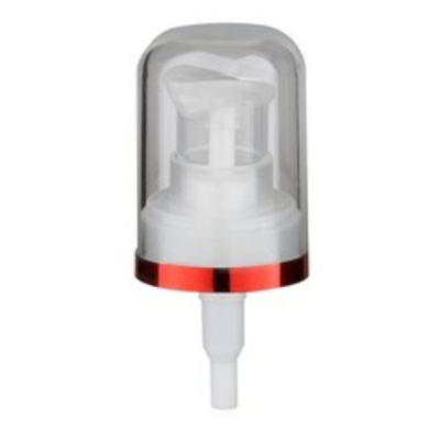 20 / 410 Pompa di crema in plastica multicolore con tappo ovale