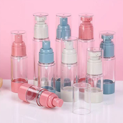 Bottiglia senza aria da 50 ml con diverse pompe per la cura della pelle