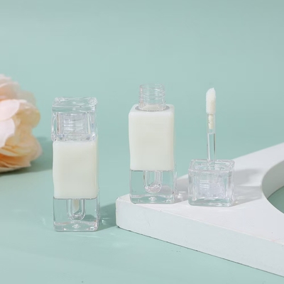 Bianco di diamante 2.6ml tubo di smalto per labbra con spazzola, colore può essere personalizzato