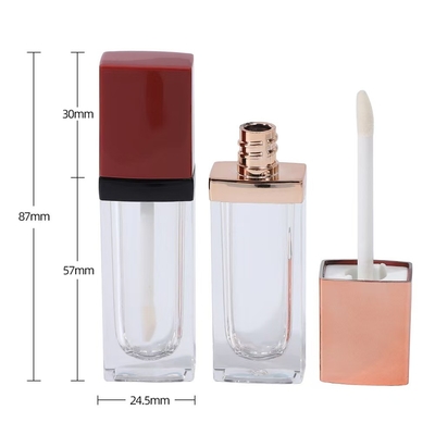 3.5ml tubo di plastica quadrata con spazzola, il colore può essere personalizzato