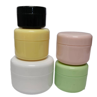Vari colori 50g vasetto di crema di plastica per la cura della pelle cura personale