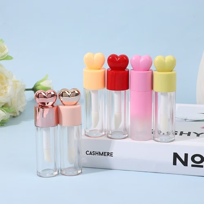 Love Lip Glaze Tube Macron Color Cute Piccolo 5ml Per Lip Glaze Liquid Eye Shadow Facile Da Portare