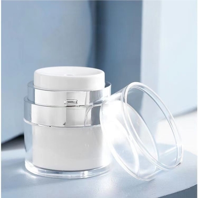 Il più venduto vaso di crema di plastica senza aria da 50 ml utilizzato per la cura personale