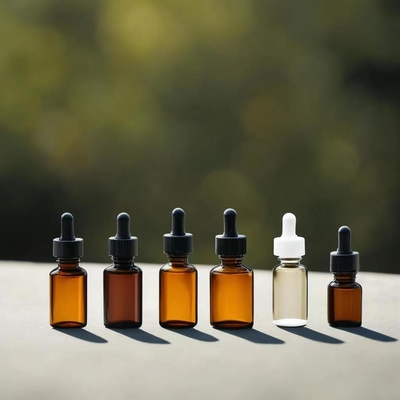 Bottiglia di vetro essenziale personalizzata vuota 10ML 30ML 50ML 100ML 500ML