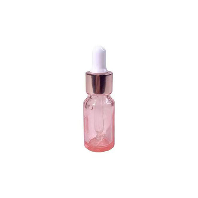 Bottiglia a spalla di vetro vuoto su misura con gocciolante in alluminio 10ml 30ml 50ml