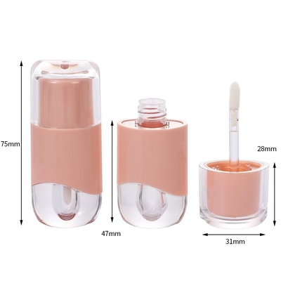2.3ML Tubo di lucido per labbra vuoto Forma carina con colori personalizzati Nome dell' articolo Tubo di lucido per labbra Stampa su misura Stampa a seta