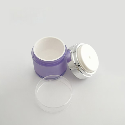 50G Bottone acrilico senza aria ricaricabile Stampa su tela a seta personalizzata con bottone interno sostitutivo e set intero