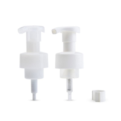 Dispenser per pompe cosmetiche a schiuma di plastica con clip