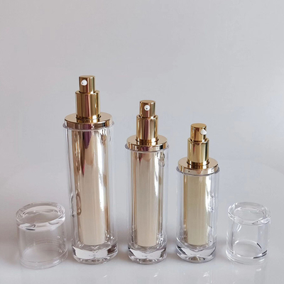 Imballaggio cosmetico acrilico vuoto di lusso personalizzato bottiglie 30ML 50ML 100ML e barattoli 30G 50G