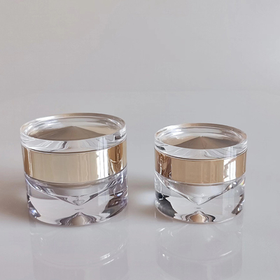 Imballaggio cosmetico acrilico vuoto di lusso personalizzato bottiglie 30ML 50ML 100ML e barattoli 30G 50G