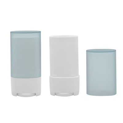 15g di capacità bastoncino di deodorante di plastica con logo personalizzato e rullo di riempimento inferiore