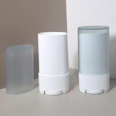 15g di capacità bastoncino di deodorante di plastica con logo personalizzato e rullo di riempimento inferiore