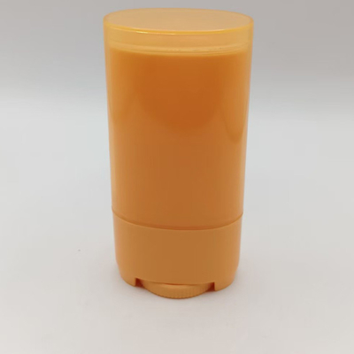 Personalizzato 15G PP Deodorante vuoto bastoncino fondo riempimento con rulli sul fondo
