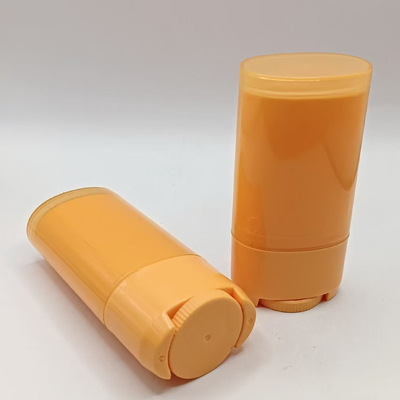 Personalizzato 15G PP Deodorante vuoto bastoncino fondo riempimento con rulli sul fondo