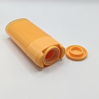 Personalizzato 15G PP Deodorante vuoto bastoncino fondo riempimento con rulli sul fondo