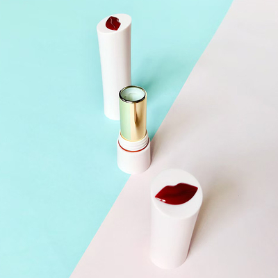 Imballaggio vuoto personalizzato da 3,5 g-5 g per tubo di rossetto con anello di sigillo