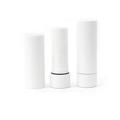 Tubo di rossetto in plastica PP da 3,5 g con anello di sigillo in fondo