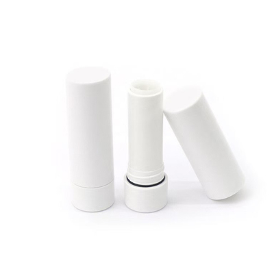 Tubo di rossetto in plastica PP da 3,5 g con anello di sigillo in fondo