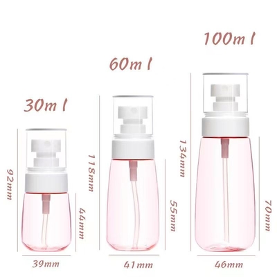 Bottolo di pompa per spruzzo di plastica UPG da 30 ml, 60 ml e 100 ml, per la pulizia del viso e del profumo