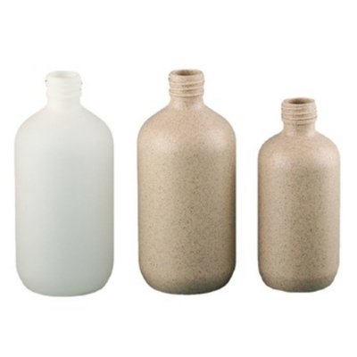 Bottiglia di plastica da 120 ml di paglia di grano ecologica utilizzata per lo shampoo