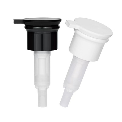 Pompa di lozione di plastica personalizzata per bottiglie per la cura della pelle 28/410 testa corona