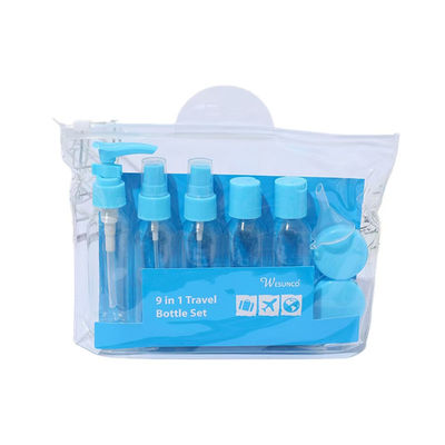 Set di bottiglie di viaggio portatili resistenti alle perdite con mini sparatutto con 20/410 28/410 taglie del collo per vacanze e viaggi d'affari