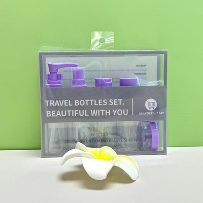 Comodo da trasportare 8 bottiglie da viaggio da 50 ml composte con materiale di plastica