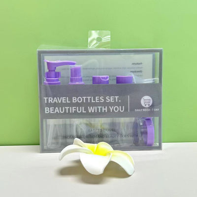 Set di bottiglie di viaggio portatili resistenti alle perdite con mini sparatutto con 20/410 28/410 taglie del collo per vacanze e viaggi d'affari