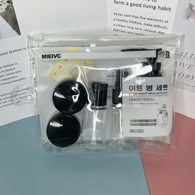 Tipo elegante 50ml+40ml 7 pezzi Set di bottiglia da viaggio utilizzato per la cura della pelle