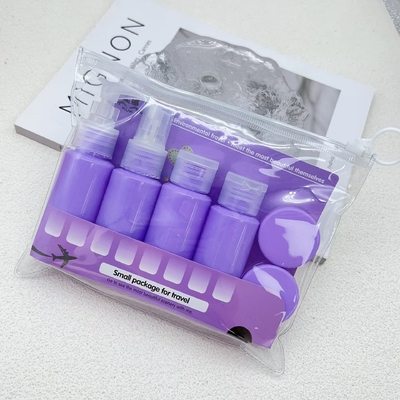 Delicato design 50ml Bottiglia di plastica da viaggio con aspetto lussuoso