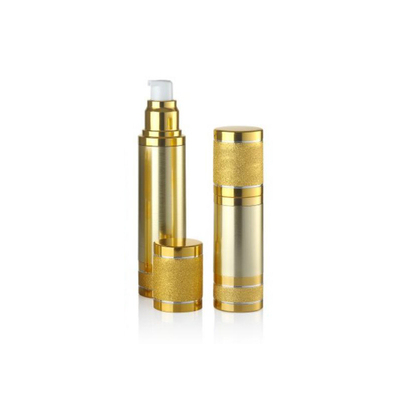 Apparizione di lusso Bottiglia pompa senza aria da 30 ml con materie prime a forma rotonda e di qualsiasi colore