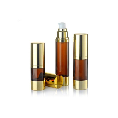 Apparizione di lusso Bottiglia pompa senza aria da 30 ml con materie prime a forma rotonda e di qualsiasi colore