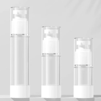 Produzione di massa Bottiglia di pompa senza aria da 30 ml con diverse specifiche Materiale di base in plastica